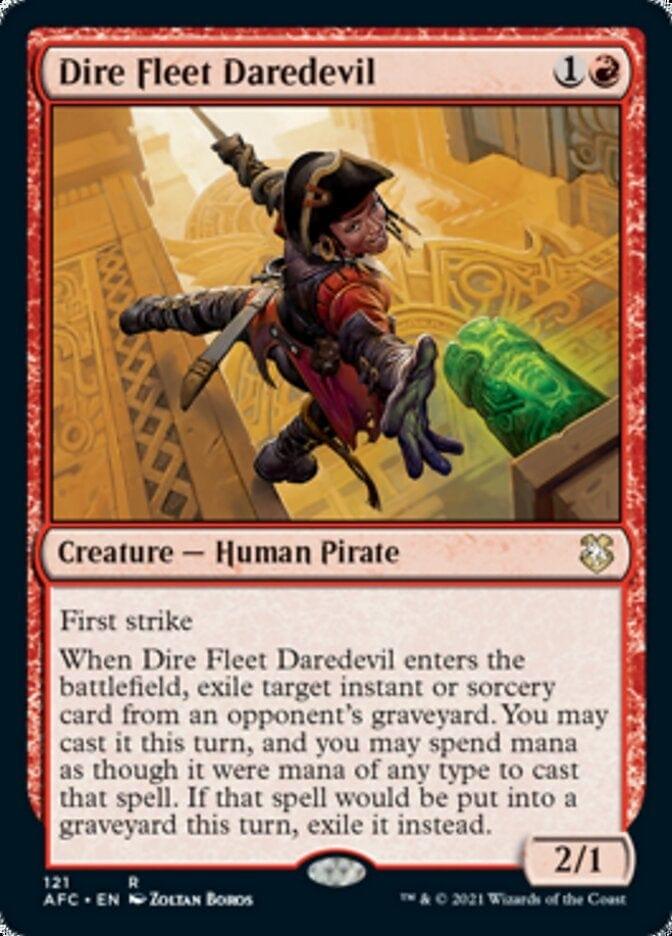 Magic: The Gathering MTG Single Dire Fleet Daredevil [Dungeons & Dragons: Adventures in the Forgotten Realms Commander]
