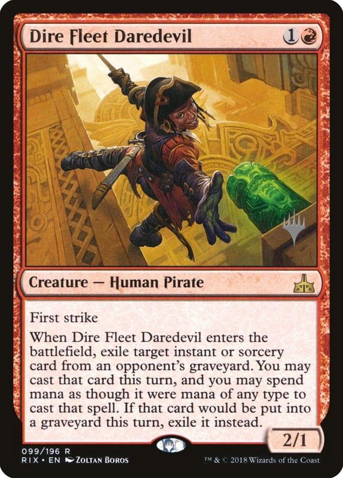 Magic: The Gathering MTG Single Dire Fleet Daredevil (Promo Pack) [Rivals of Ixalan Promos]