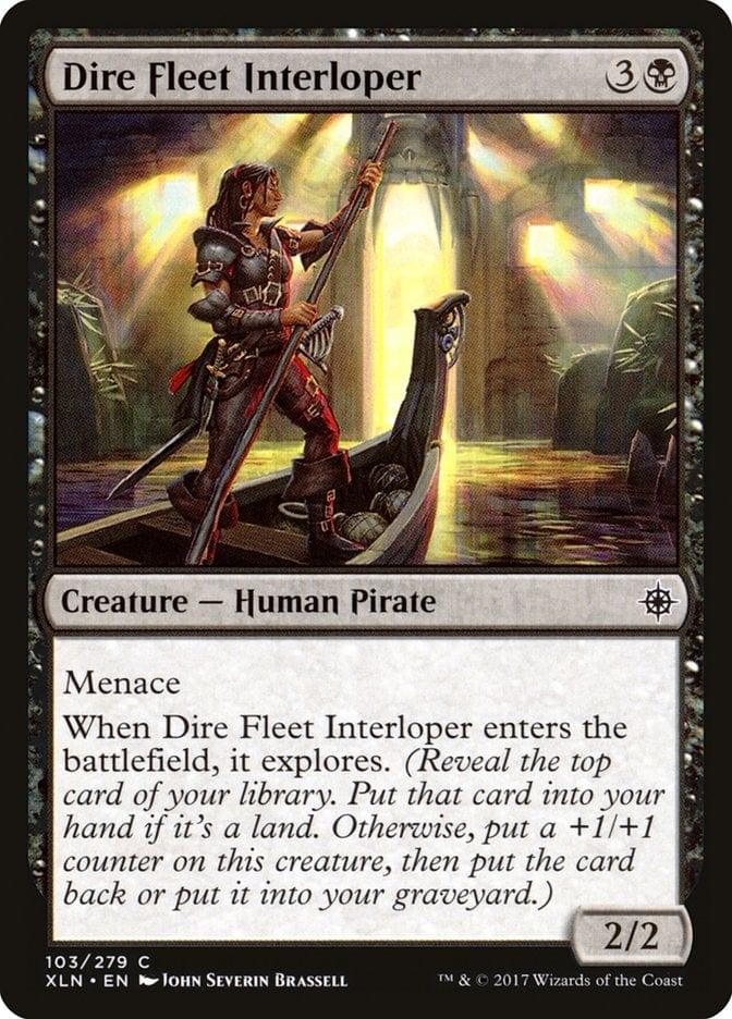 Magic: The Gathering MTG Single Dire Fleet Interloper [Ixalan]
