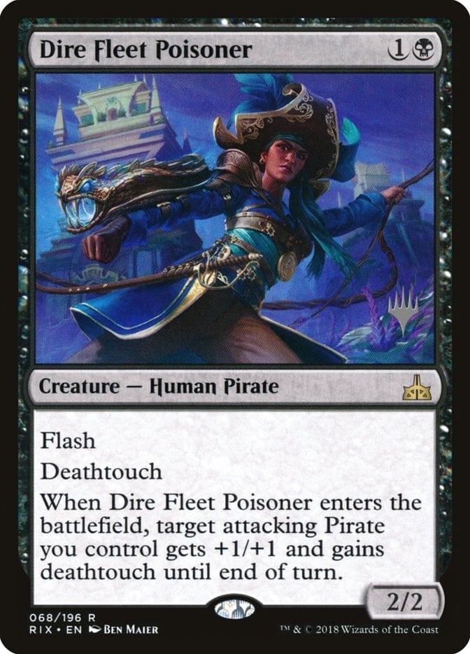 Magic: The Gathering MTG Single Dire Fleet Poisoner (Promo Pack) [Rivals of Ixalan Promos]
