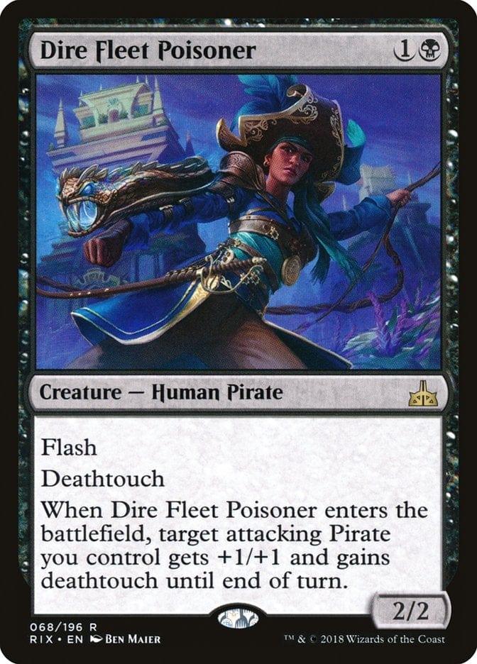 Magic: The Gathering MTG Single Dire Fleet Poisoner [Rivals of Ixalan]