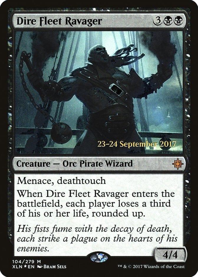 Magic: The Gathering MTG Single Dire Fleet Ravager  [Ixalan Prerelease Promos]