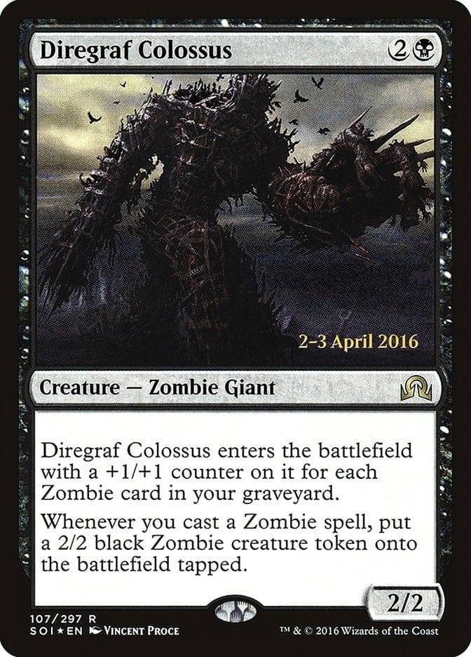 Magic: The Gathering MTG Single Diregraf Colossus [Shadows over Innistrad Prerelease Promos]