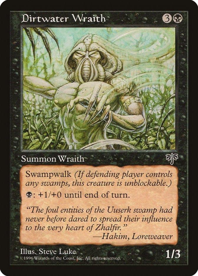 Magic: The Gathering MTG Single Dirtwater Wraith [Mirage]