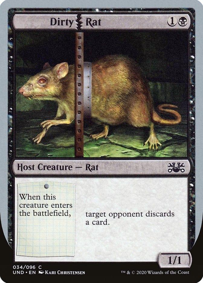 Magic: The Gathering MTG Single Dirty Rat [Unsanctioned]