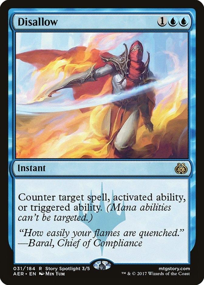 Magic: The Gathering MTG Single Disallow [Aether Revolt]