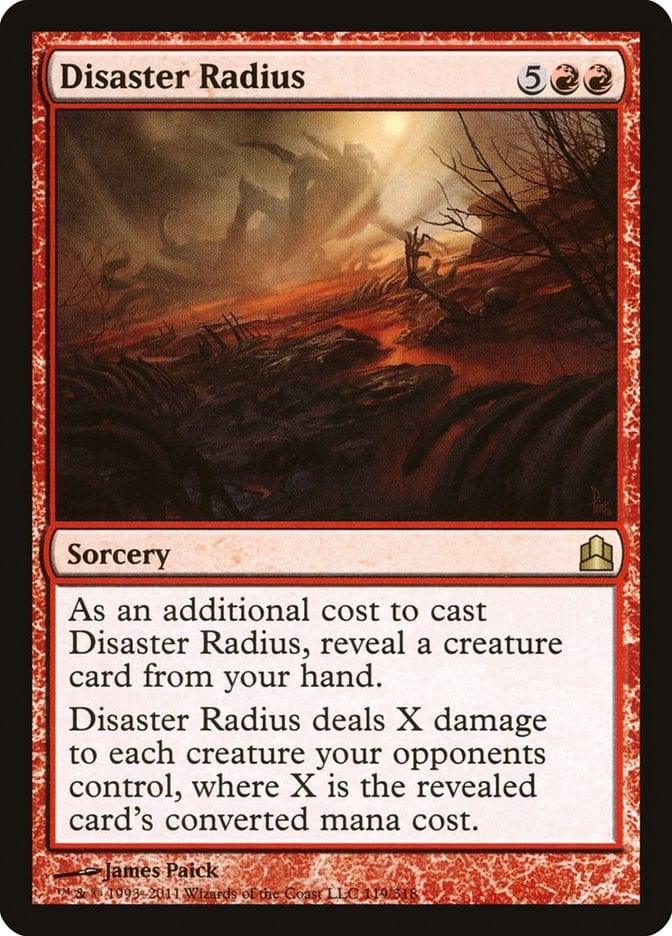 Magic: The Gathering MTG Single Disaster Radius [Commander 2011]