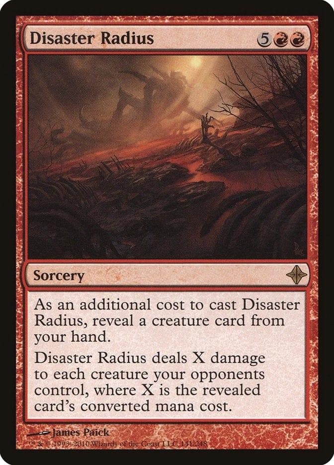 Magic: The Gathering MTG Single Disaster Radius [Rise of the Eldrazi]