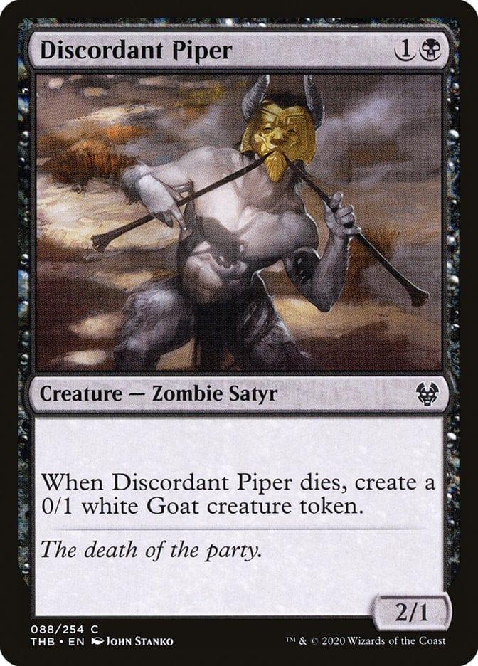 Magic: The Gathering MTG Single Discordant Piper [Theros Beyond Death]