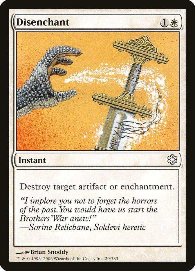 Magic: The Gathering MTG Single Disenchant [Coldsnap Theme Decks]