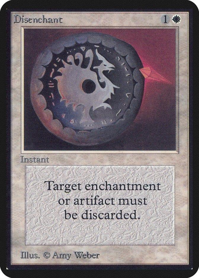 Magic: The Gathering MTG Single Disenchant [Limited Edition Alpha]