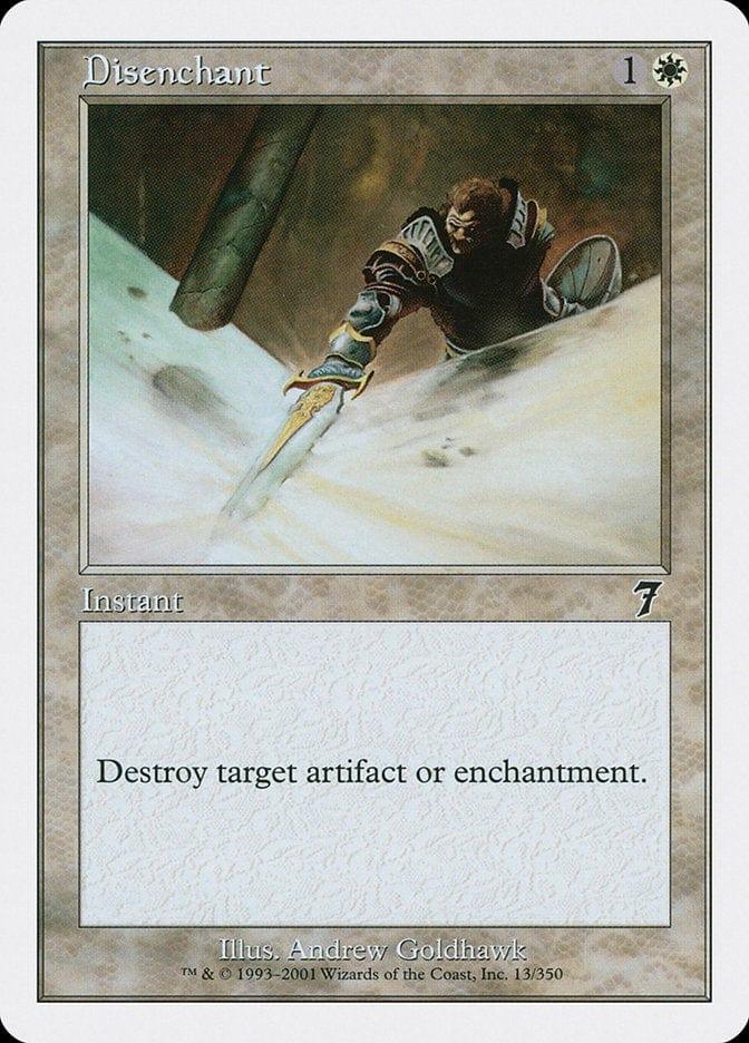 Magic: The Gathering MTG Single Disenchant [Seventh Edition]