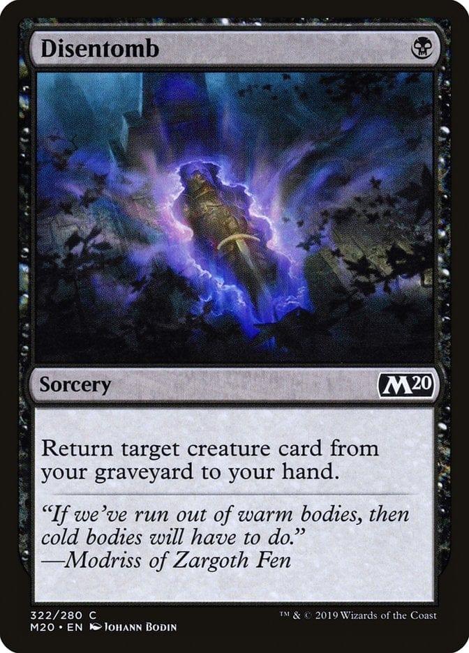 Magic: The Gathering MTG Single Disentomb [Core Set 2020]