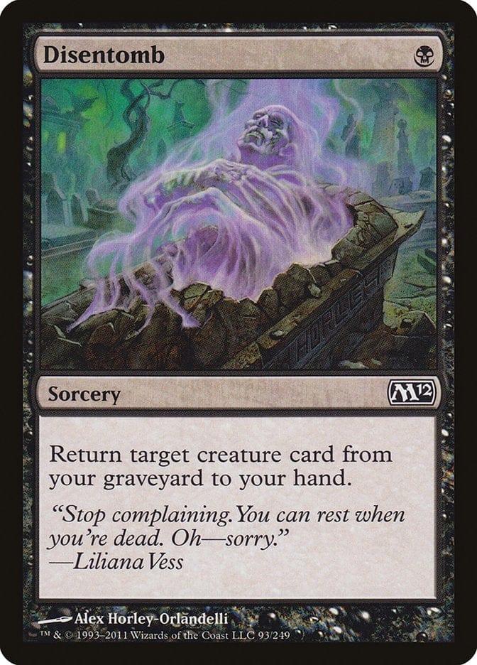 Magic: The Gathering MTG Single Disentomb [Magic 2012]