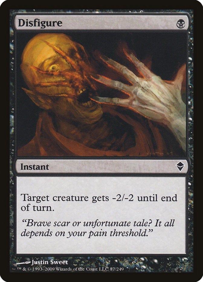 Magic: The Gathering MTG Single Disfigure [Zendikar]