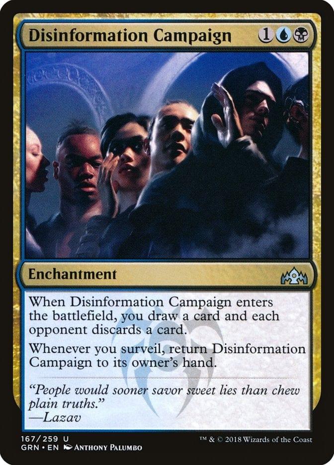 Magic: The Gathering MTG Single Disinformation Campaign [Guilds of Ravnica]