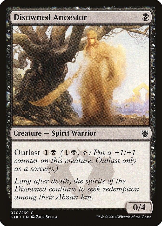 Magic: The Gathering MTG Single Disowned Ancestor [Khans of Tarkir]
