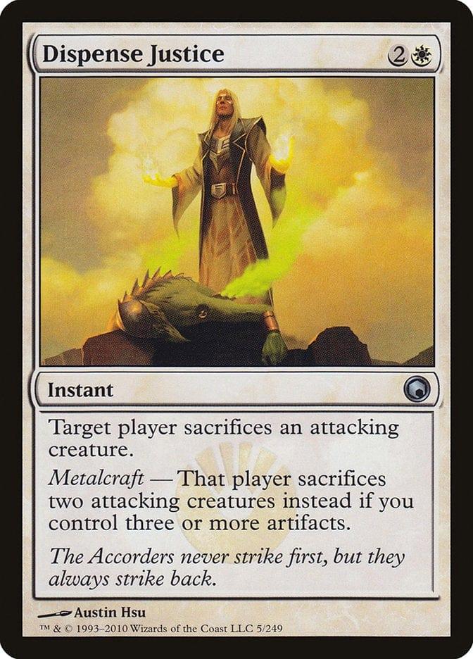 Magic: The Gathering MTG Single Dispense Justice [Scars of Mirrodin]