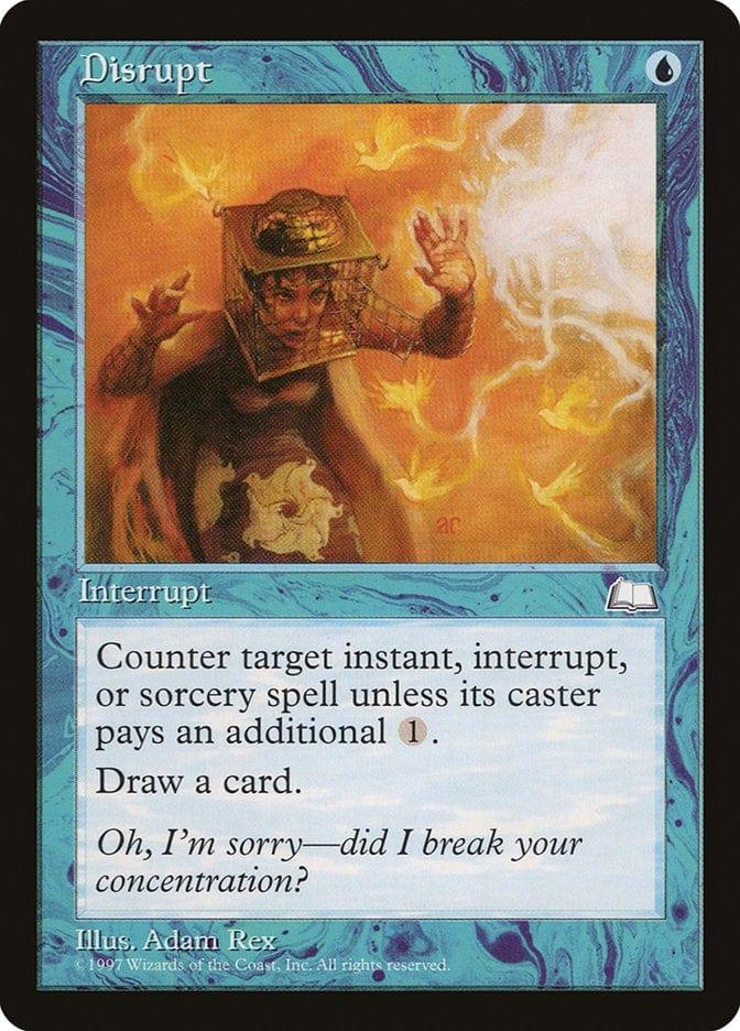 Magic: The Gathering MTG Single Disrupt [Weatherlight]