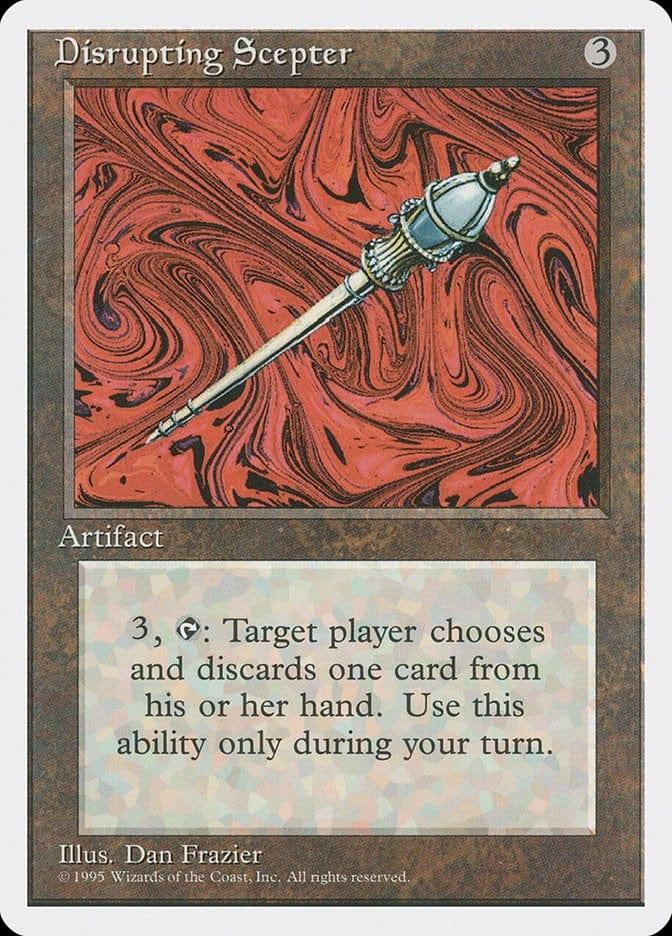 Magic: The Gathering MTG Single Disrupting Scepter [Fourth Edition]