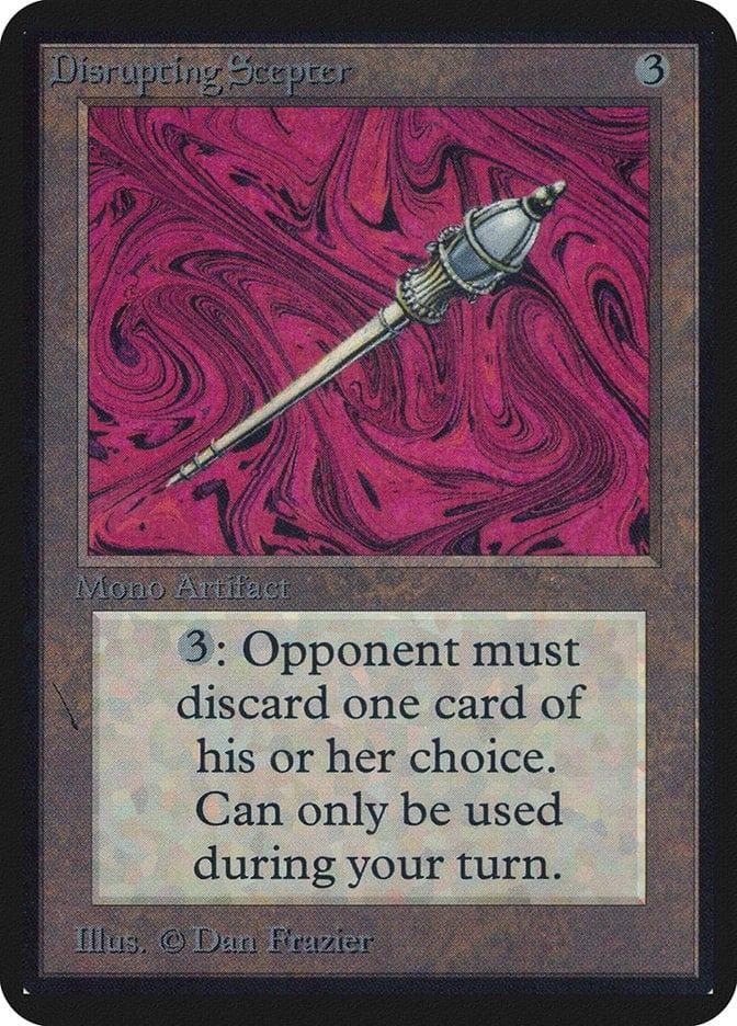 Magic: The Gathering MTG Single Disrupting Scepter [Limited Edition Alpha]