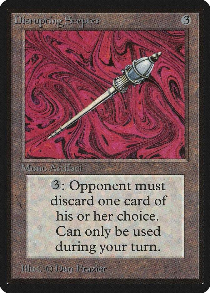 Magic: The Gathering MTG Single Disrupting Scepter [Limited Edition Beta]