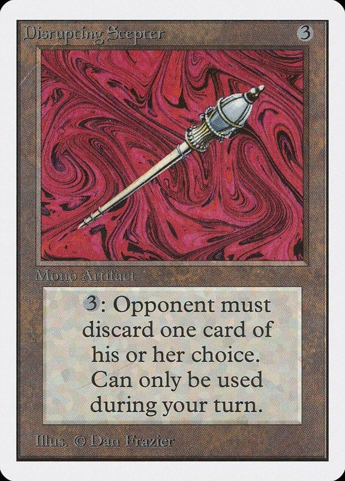 Magic: The Gathering MTG Single Disrupting Scepter [Unlimited Edition]
