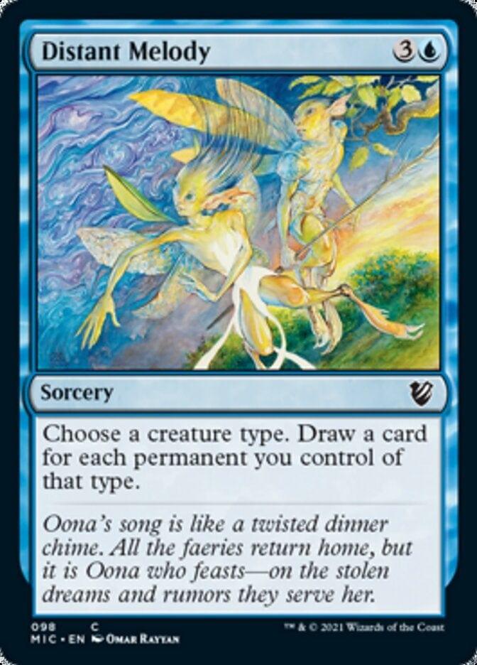 Magic: The Gathering MTG Single Distant Melody [Innistrad: Midnight Hunt Commander]