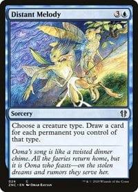 Magic: The Gathering MTG Single Distant Melody [Zendikar Rising Commander]