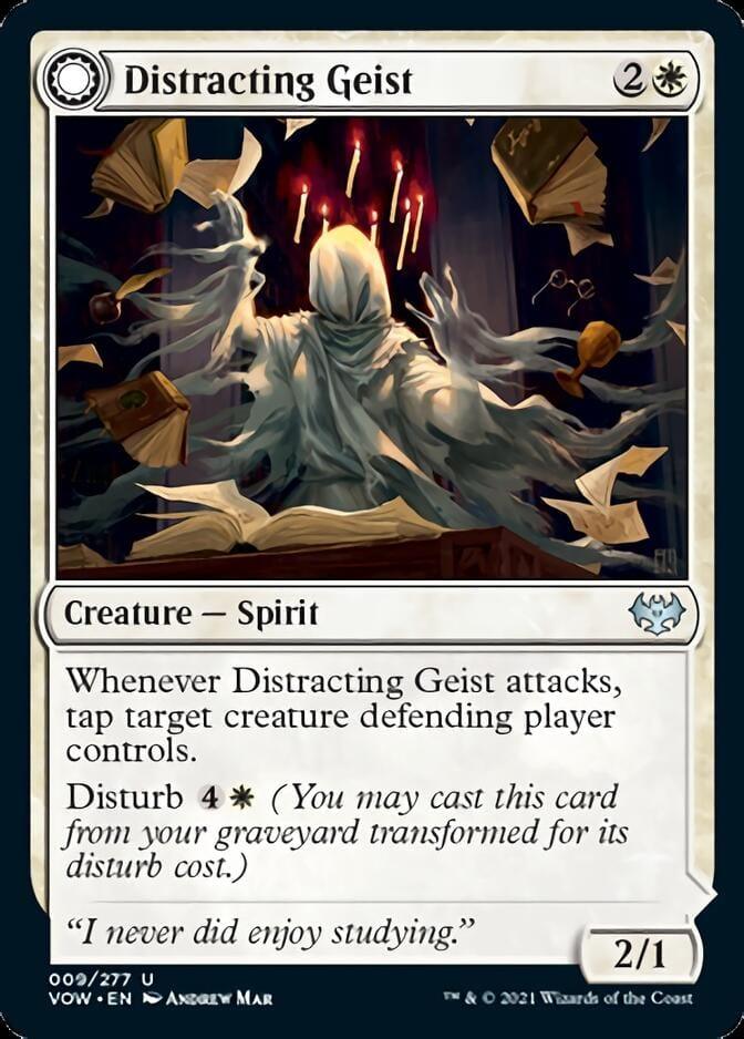 Magic: The Gathering MTG Single Distracting Geist // Clever Distraction [Innistrad: Crimson Vow]
