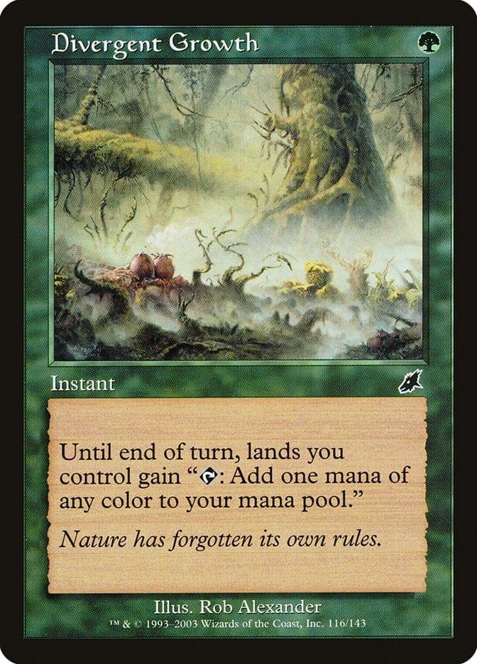 Magic: The Gathering MTG Single Divergent Growth [Scourge]