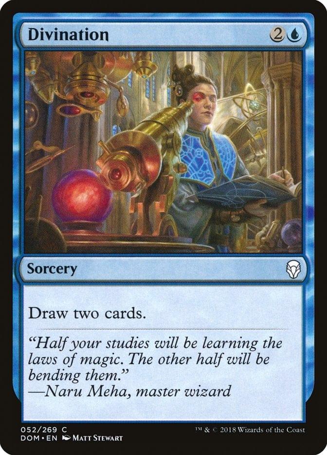 Magic: The Gathering MTG Single Divination [Dominaria]