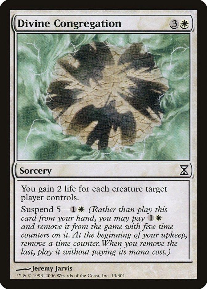 Magic: The Gathering MTG Single Divine Congregation [Time Spiral]