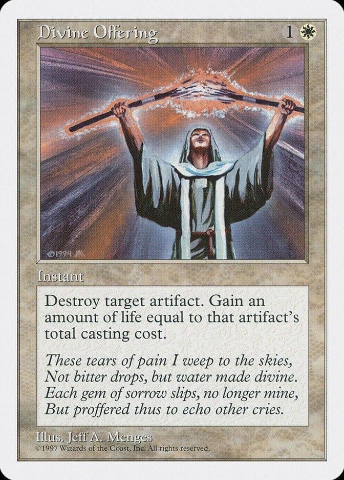 Magic: The Gathering MTG Single Divine Offering [Fifth Edition]