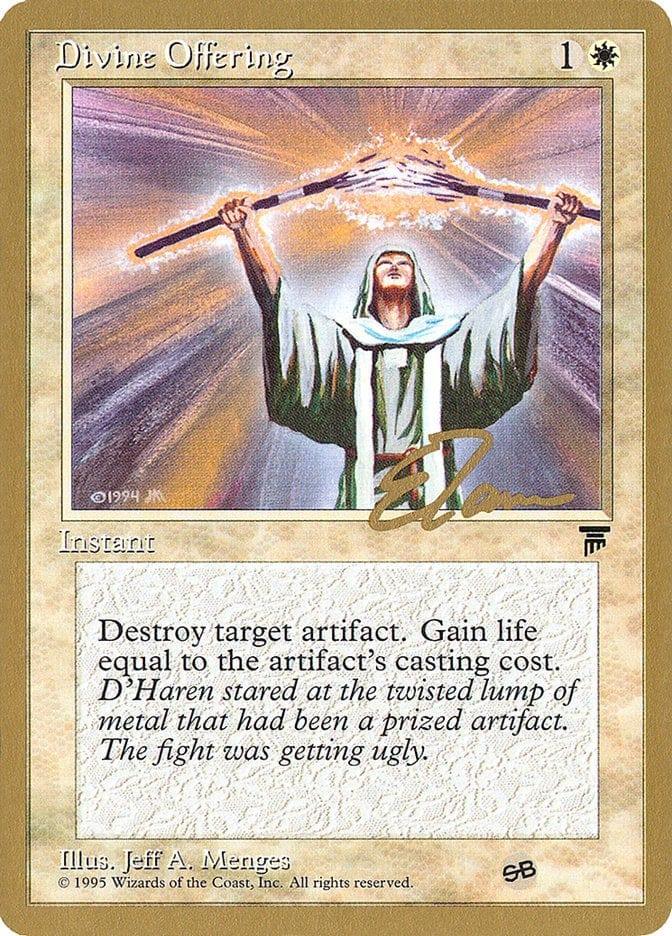 Magic: The Gathering MTG Single Divine Offering [Pro Tour Collector Set]