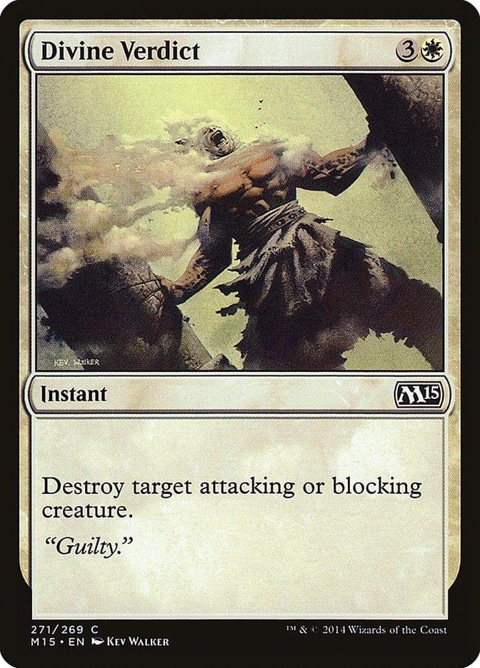 Magic: The Gathering MTG Single Divine Verdict [Magic 2015]