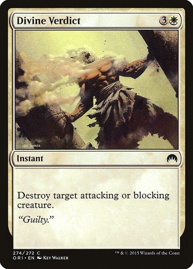 Magic: The Gathering MTG Single Divine Verdict [Magic Origins]