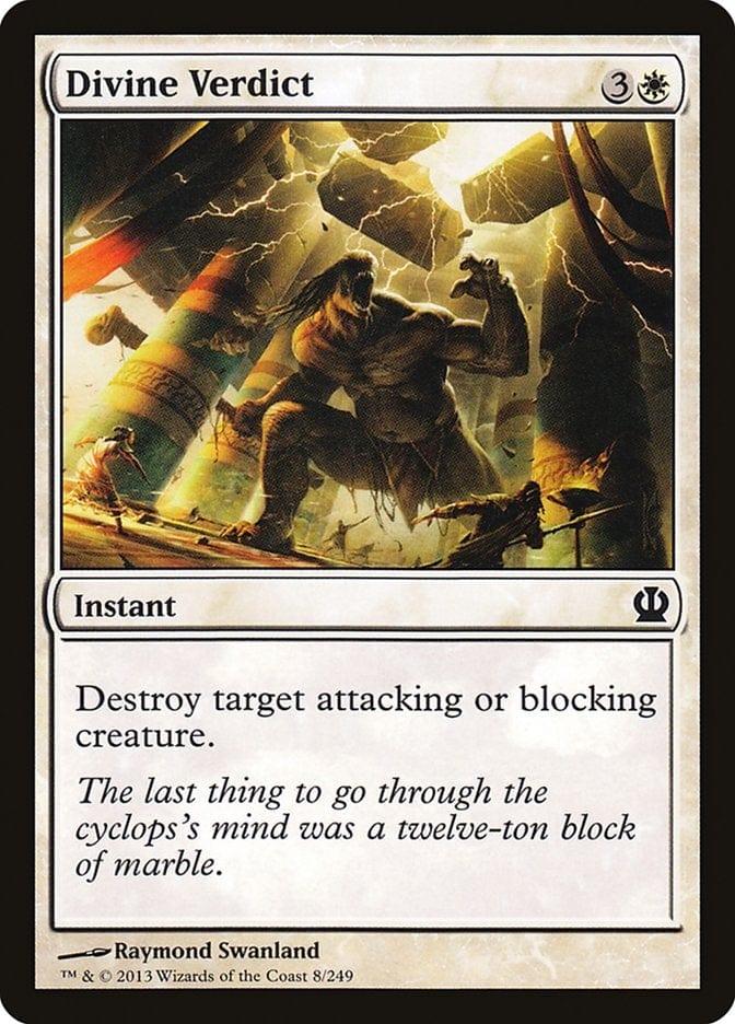 Magic: The Gathering MTG Single Divine Verdict [Theros]
