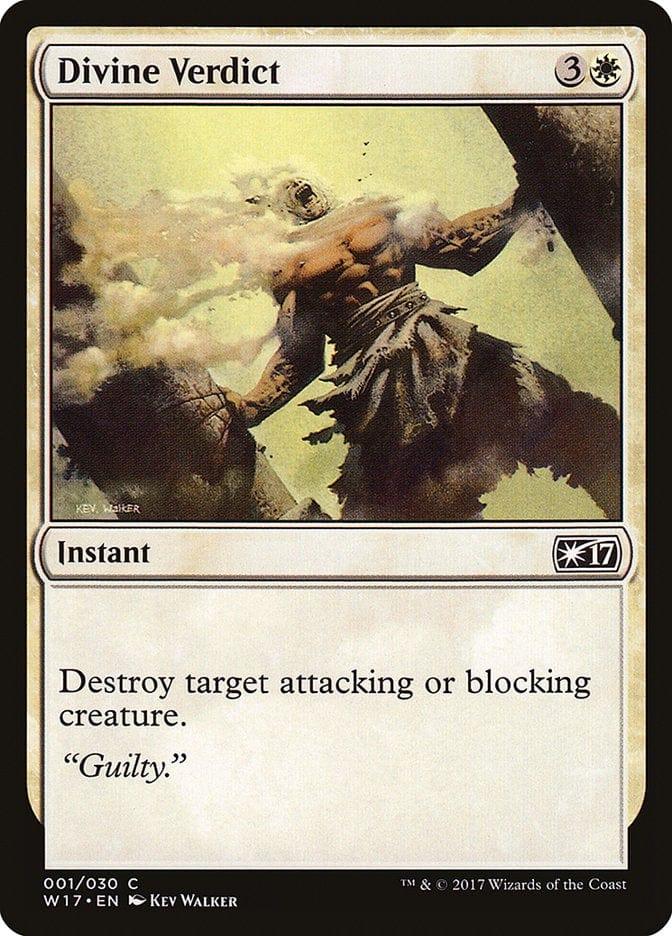 Magic: The Gathering MTG Single Divine Verdict [Welcome Deck 2017]