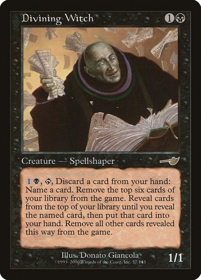 Magic: The Gathering MTG Single Divining Witch [Nemesis]