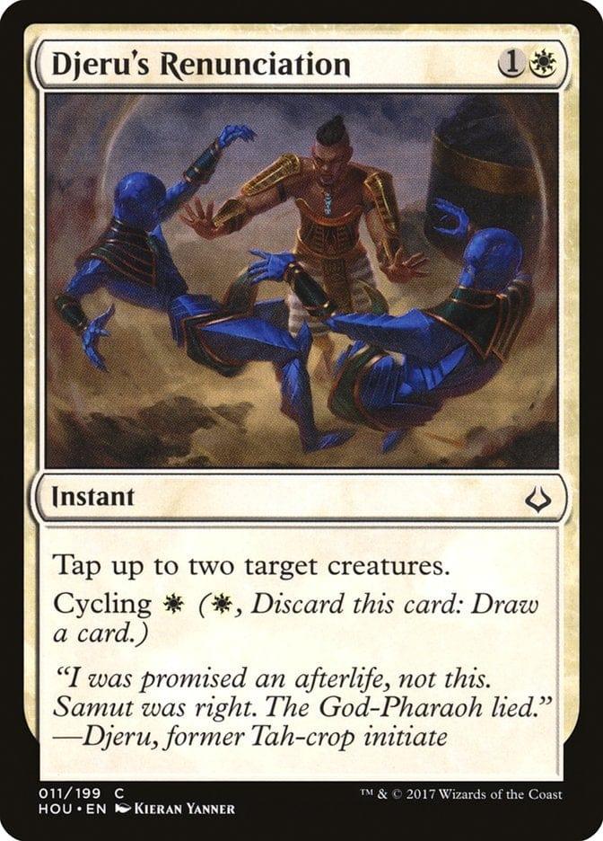 Magic: The Gathering MTG Single Djeru's Renunciation [Hour of Devastation]