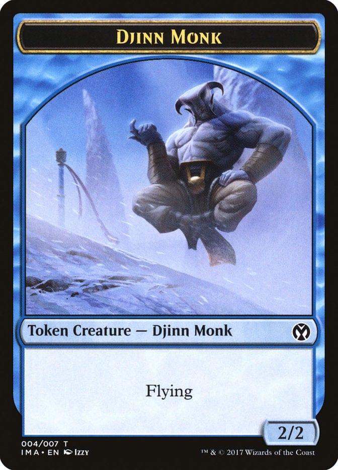 Magic: The Gathering MTG Single Djinn Monk [Iconic Masters Tokens]