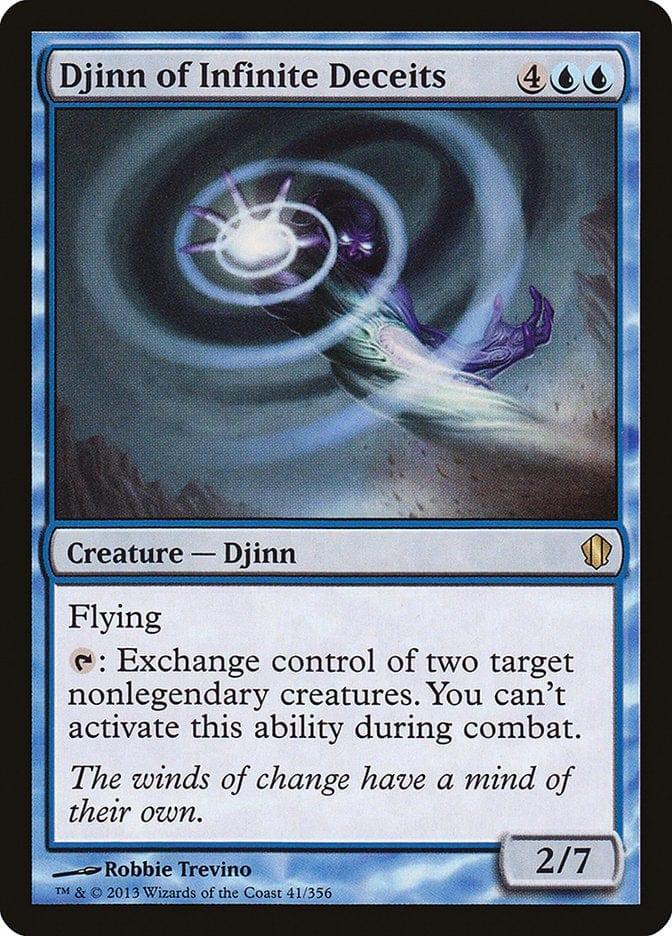 Magic: The Gathering MTG Single Djinn of Infinite Deceits [Commander 2013]