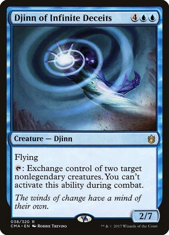 Magic: The Gathering MTG Single Djinn of Infinite Deceits [Commander Anthology]