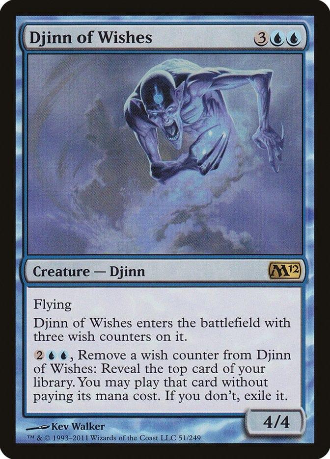 Magic: The Gathering MTG Single Djinn of Wishes [Magic 2012]