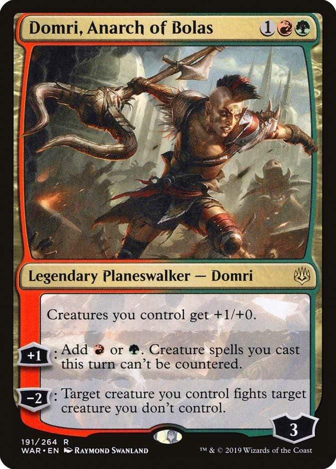 Magic: The Gathering MTG Single Domri, Anarch of Bolas [War of the Spark]