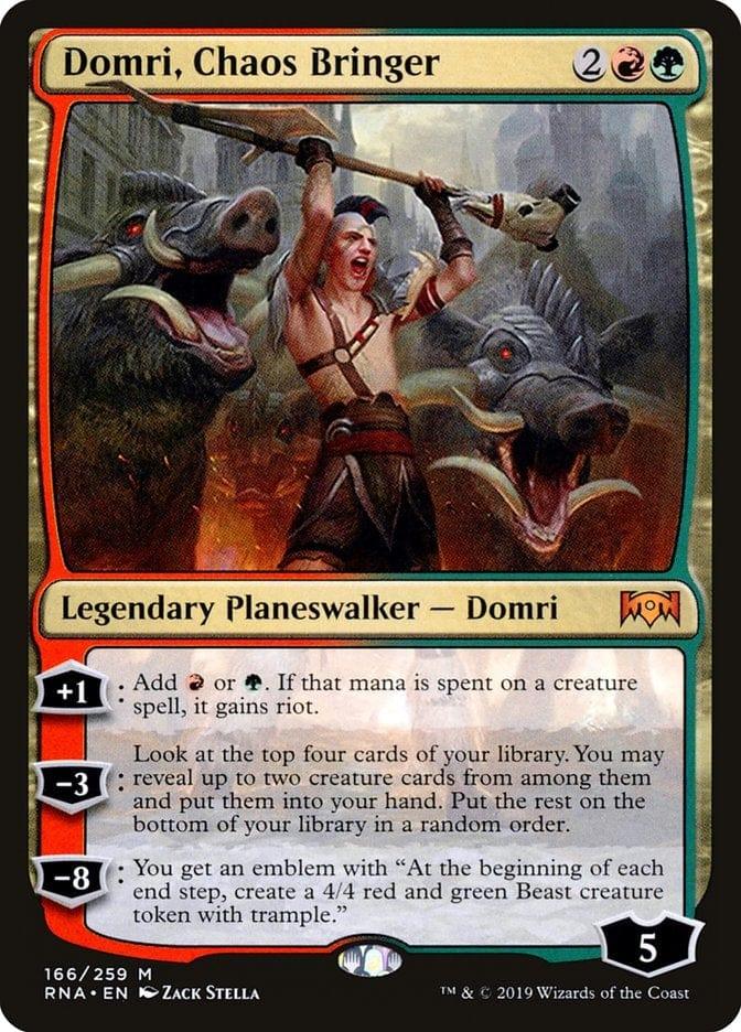 Magic: The Gathering MTG Single Domri, Chaos Bringer [Ravnica Allegiance]