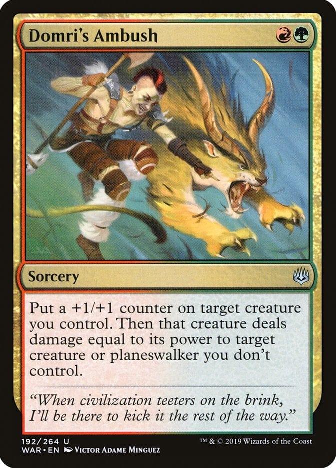 Magic: The Gathering MTG Single Domri's Ambush [War of the Spark]