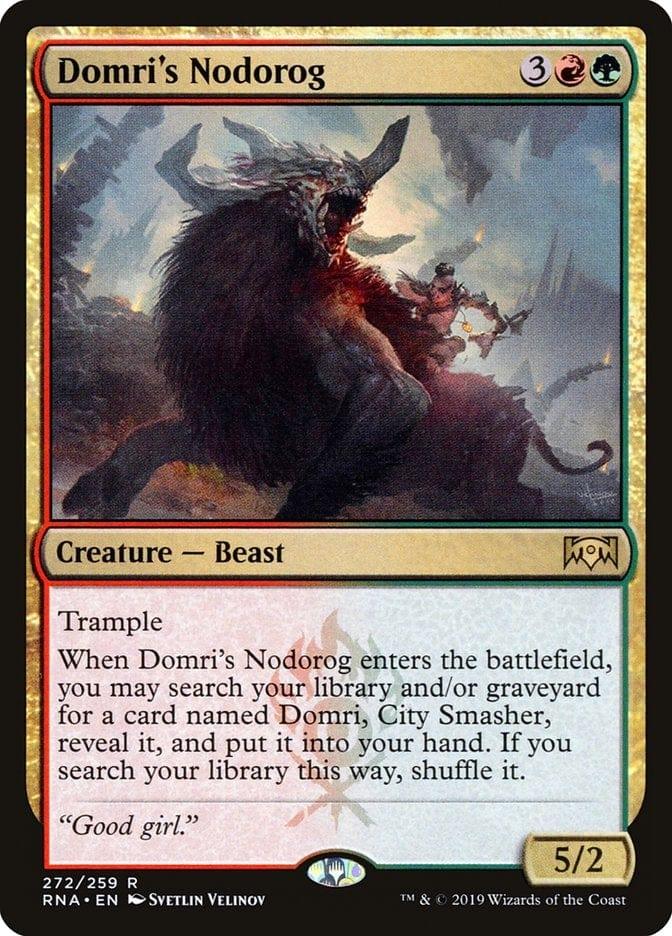 Magic: The Gathering MTG Single Domri's Nodorog [Ravnica Allegiance]