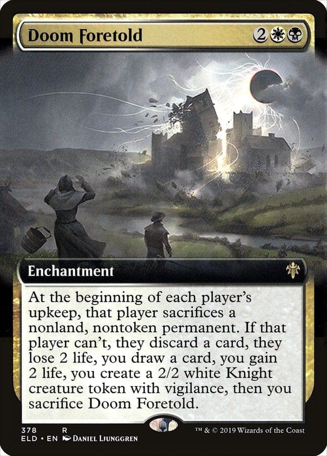 Magic: The Gathering MTG Single Doom Foretold (Extended) [Throne of Eldraine]